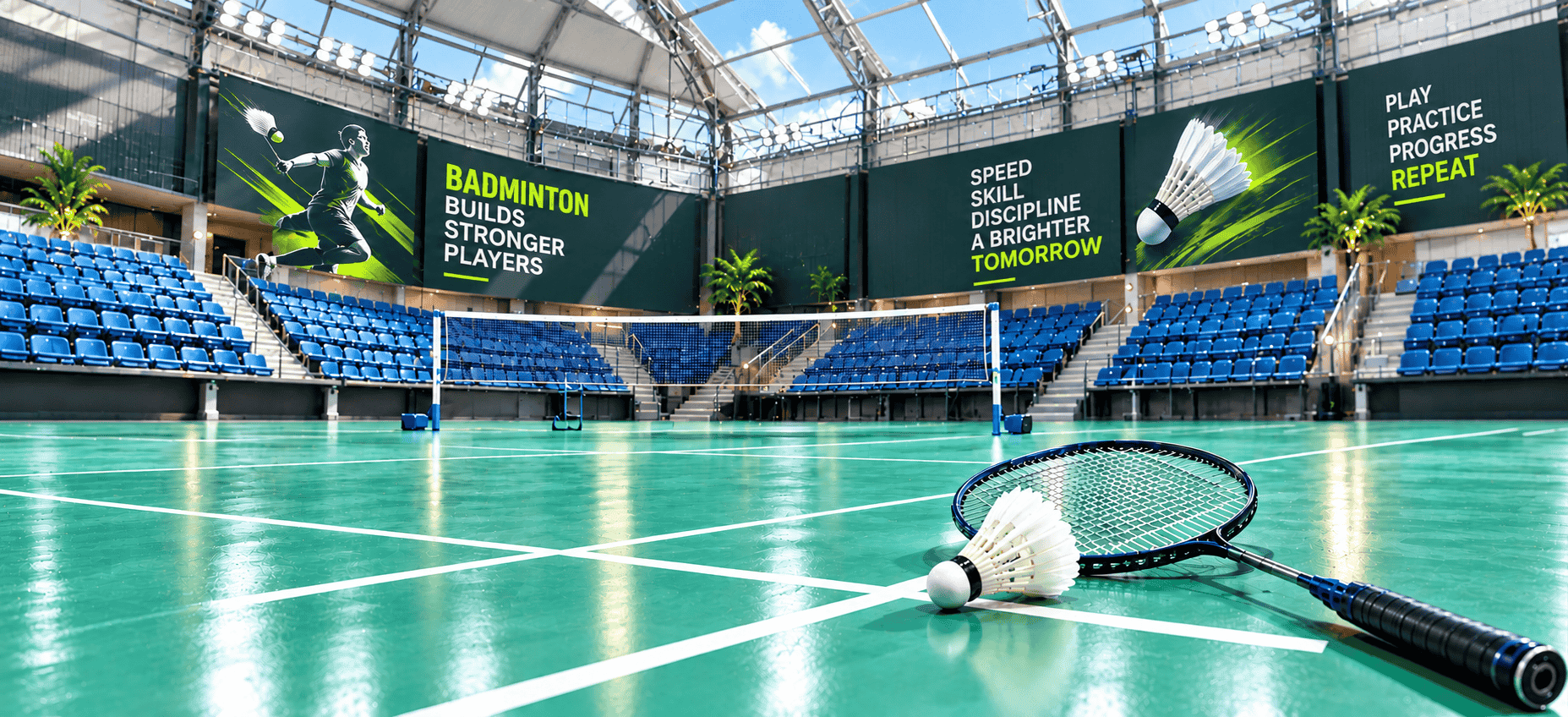 Badminton Court Construction