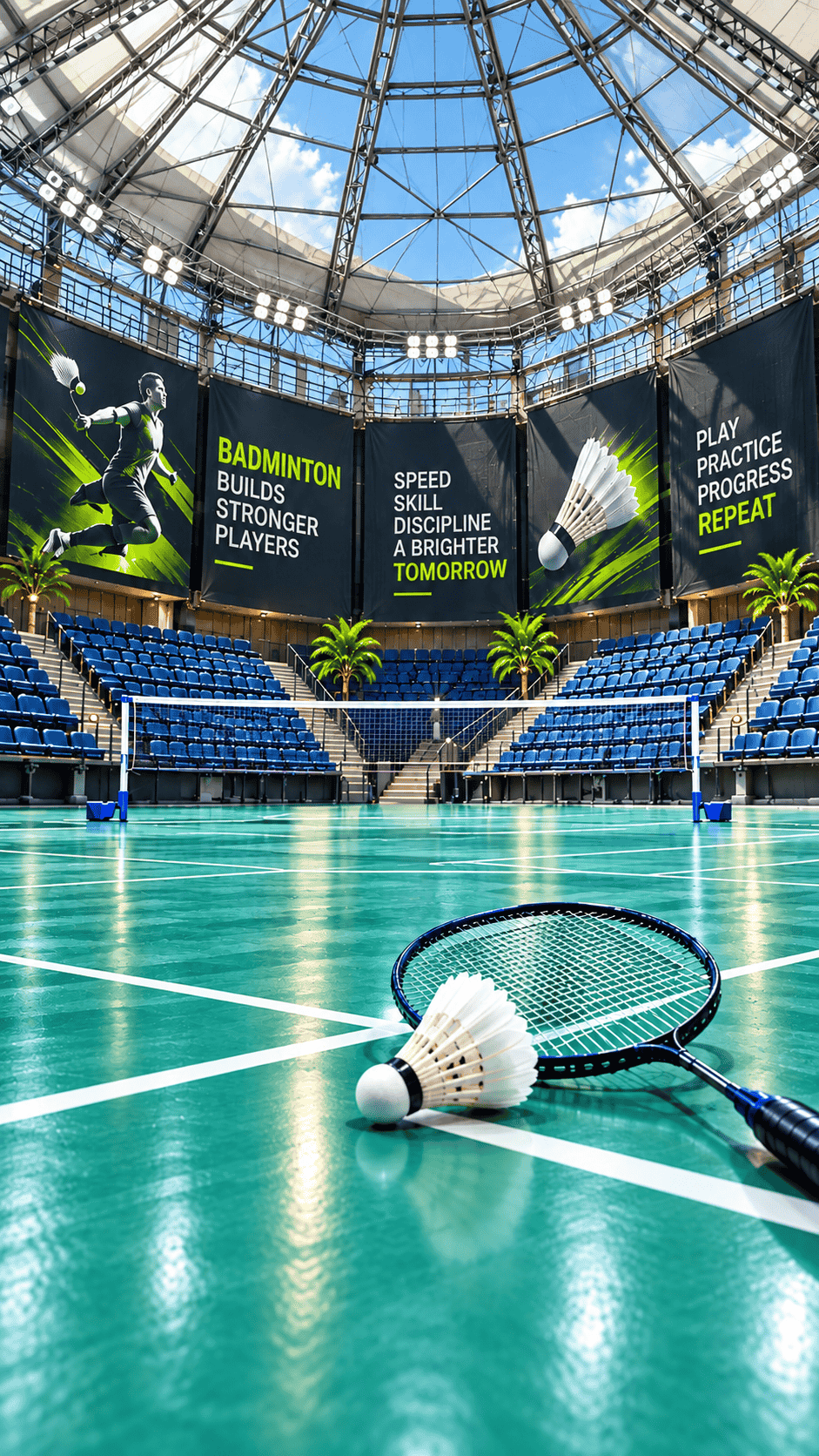 Badminton Court Construction