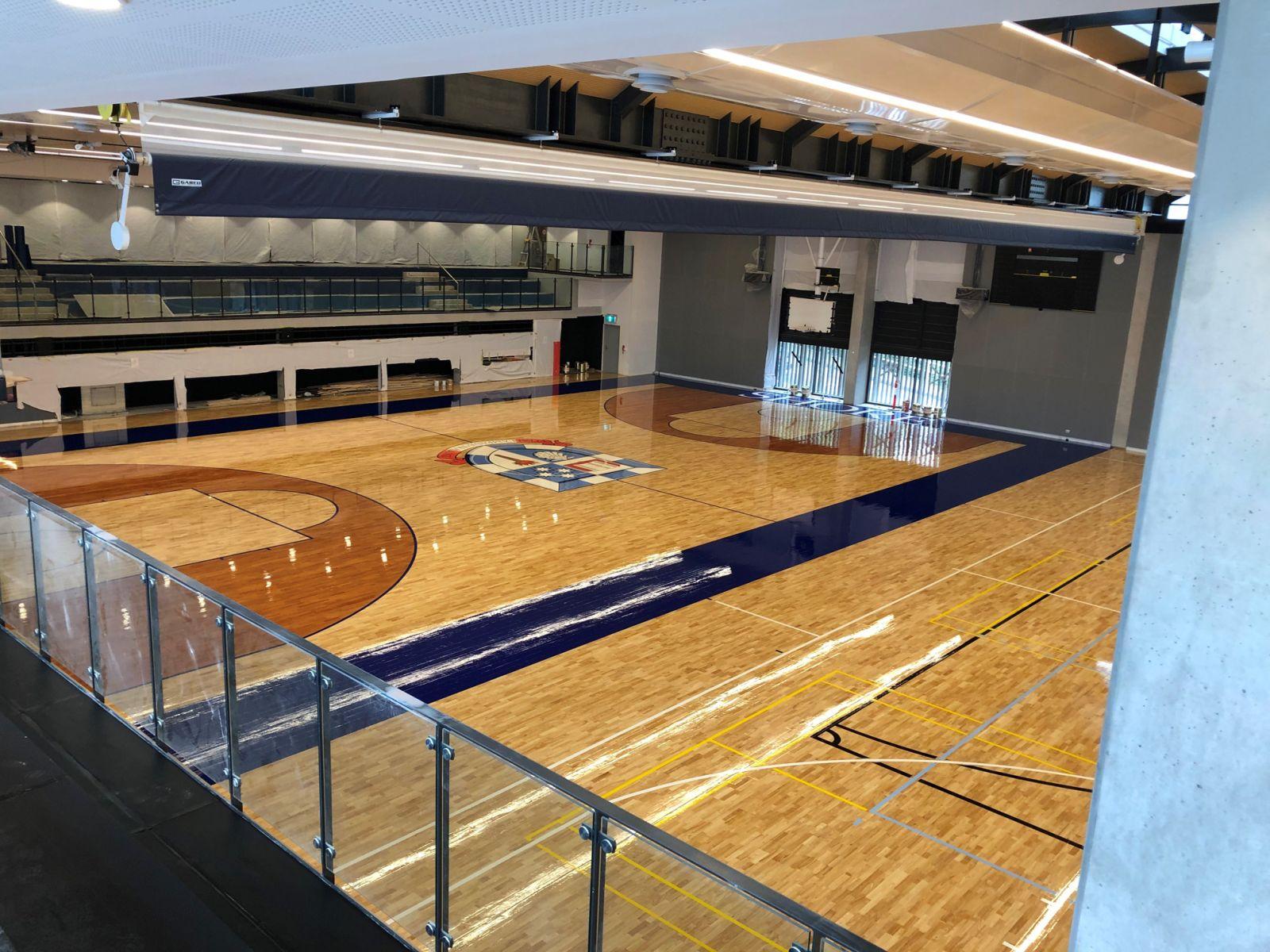 Teak & Maple Wood Sports Flooring
