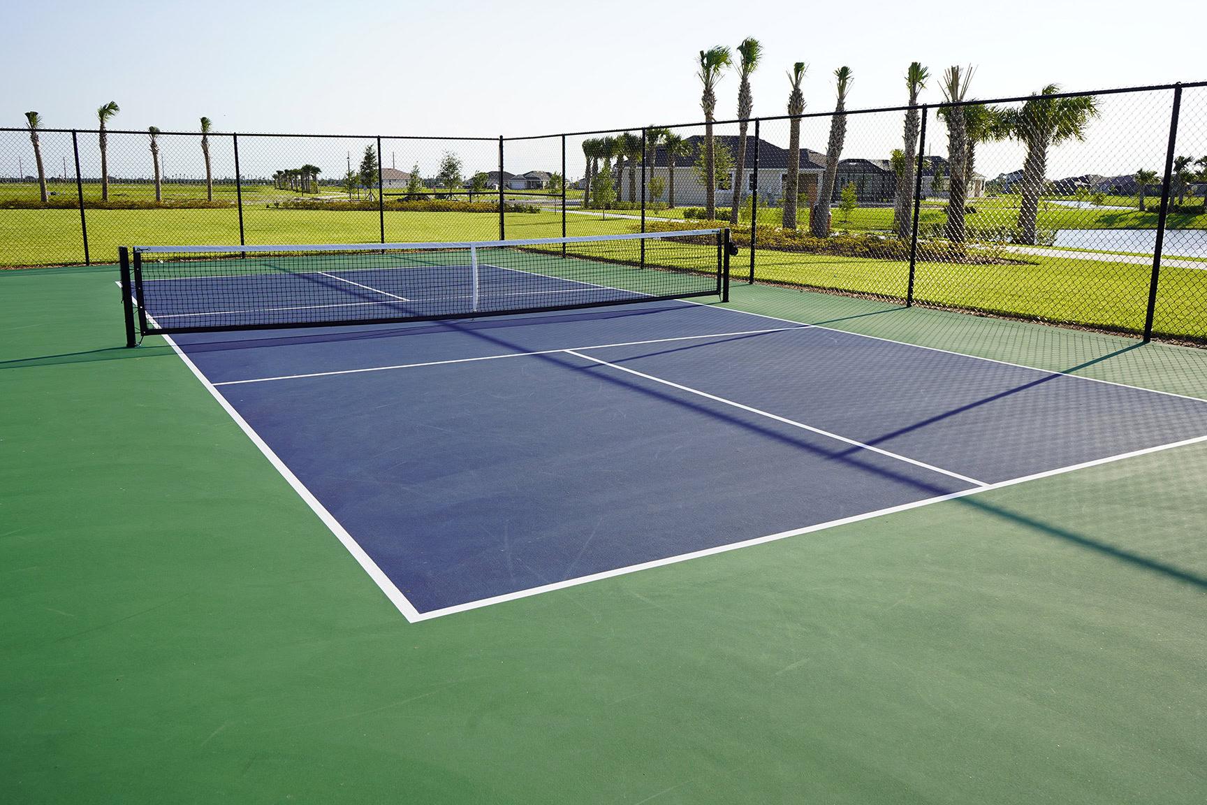 Official Regulation Pickleball Court